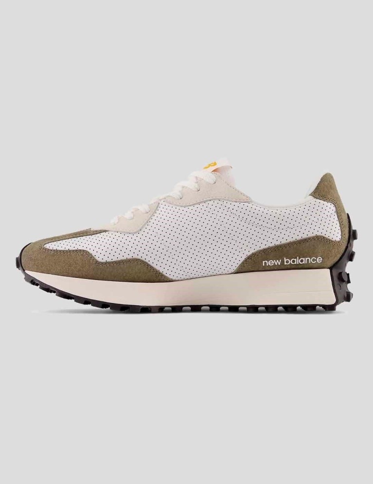 Zapatillas NEW BALANCE 327 po white/varsity gold